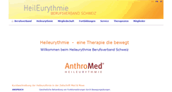 Desktop Screenshot of heileurythmie.ch